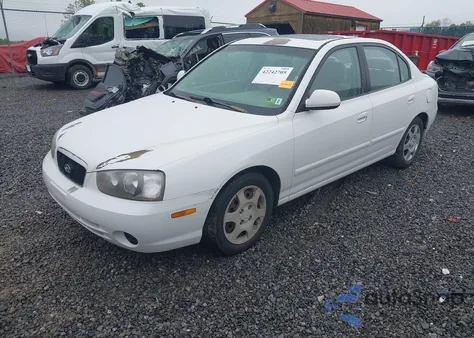 2003 Hyundai Elantra Gls/Gt из США, поврежденный, VIN KMHDN45D33U642081